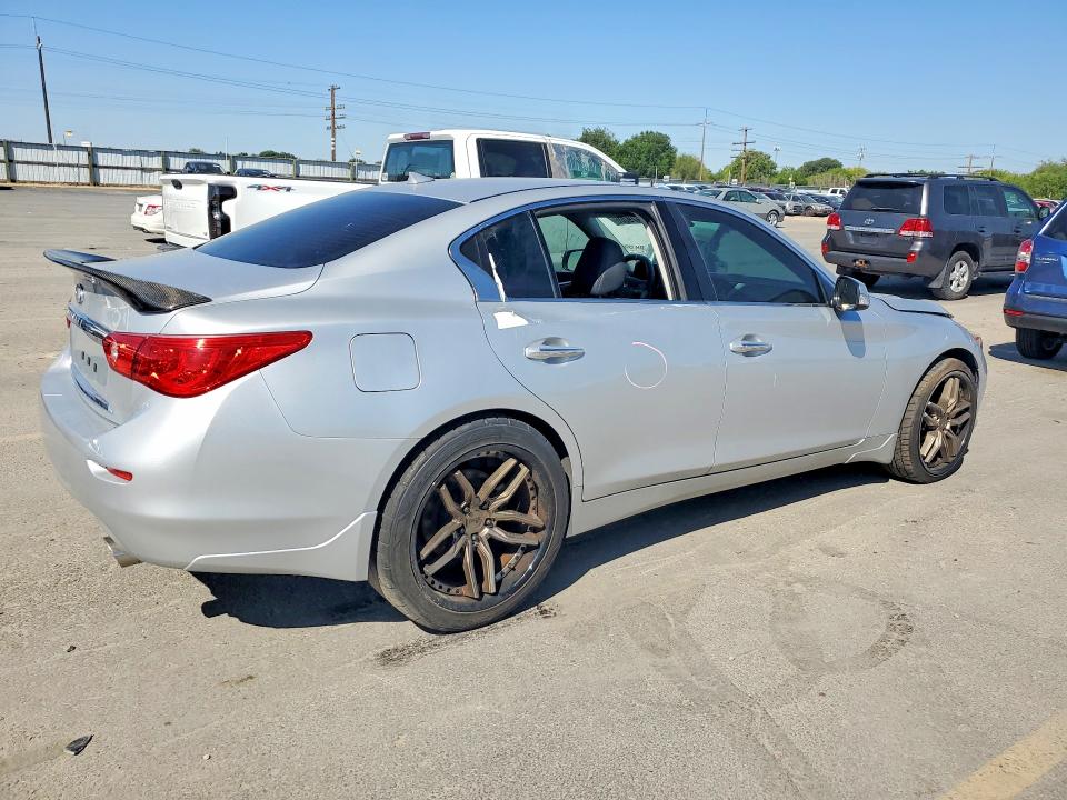2016 Infiniti Q50 VIN JN1CV7AP6GM202558 COPART salvage auction — MECHANICAL, Ca - Salvage Certificate, sold $4,000 on 2026-07-30 (photo 3)