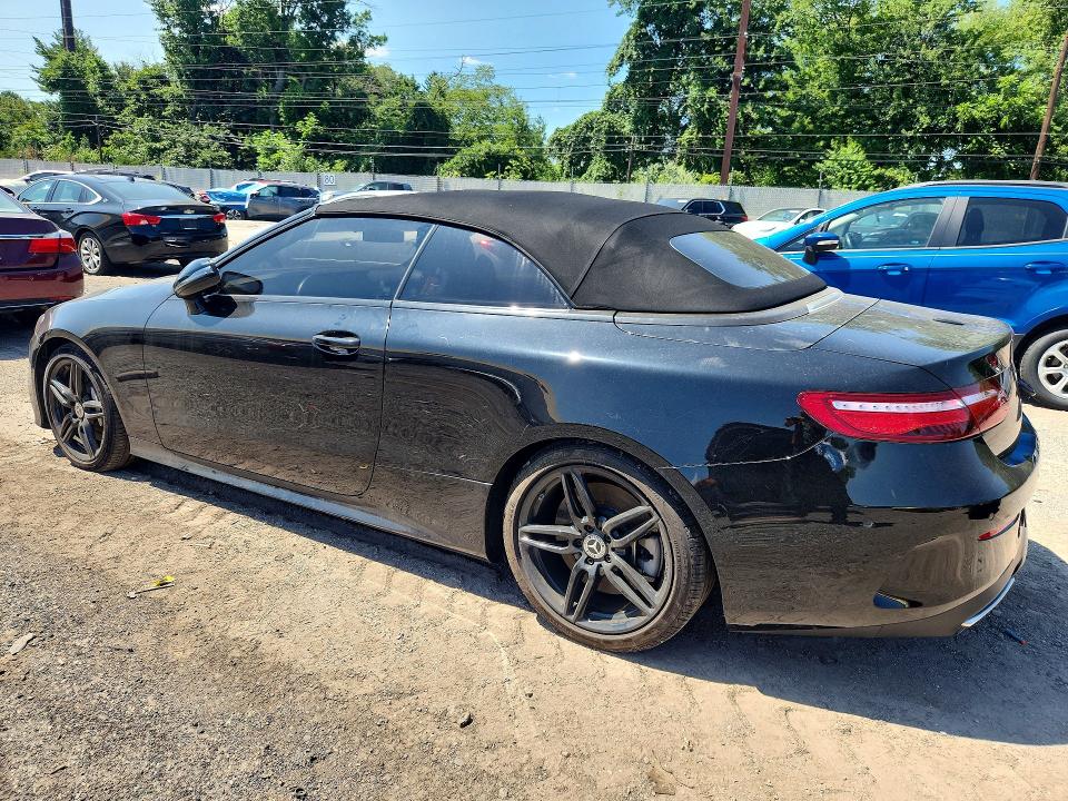 2018 Mercedes-benz E-klasse VIN WDD1K6FB6JF034149 COPART salvage auction — VANDALISM, AZ - CERT OF TITLE - SALVAGE, sold $18,400 on 2026-08-03 (photo 2)