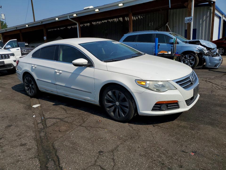 2010 Volkswagen Cc VIN WVWMP7AN3AE557893 COPART salvage auction — REAR END, Co - Salvage Title, sold $350 on 2026-07-14 (photo 4)