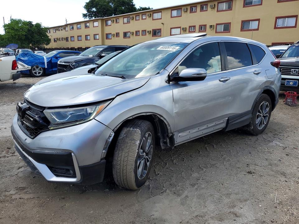 2020 Honda Cr-v VIN 7FARW1H87LE019449 COPART salvage auction — FRONT END, FL - CERT OF TITLE SLVG REBUILDABLE, sold $8,800 on 2026-07-31 (photo 1)