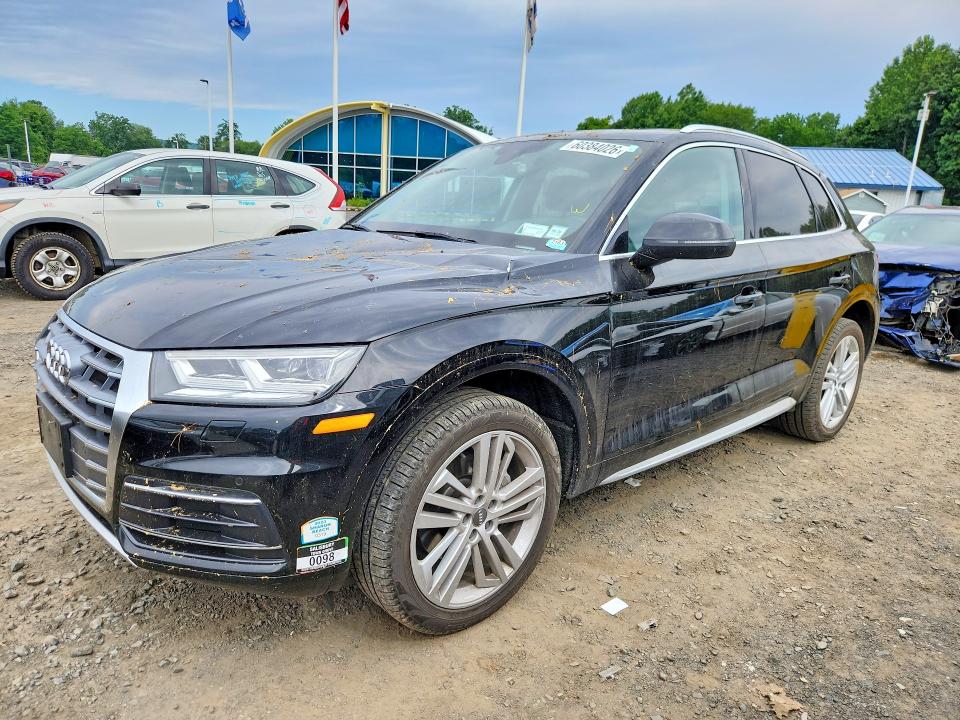 2019 Audi Q5 VIN WA1BNAFY5K2047247 COPART salvage auction — FRONT END, NY - CERT OF TITLE-SALVAGE, sold $6,000 on 2026-07-23 (photo 1)