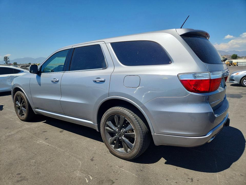 2013 Dodge Durango VIN 1C4RDHAG9DC699400 COPART salvage auction — MINOR DENT/SCRATCHES, Ca - Dis/Dlr/Exp Only Clean Title, sold $850 on 2026-07-27 (photo 2)