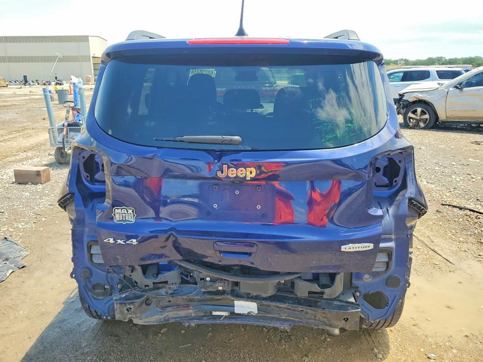 2019 Jeep Renegade VIN ZACNJBBB7KPJ97692 COPART salvage auction — REAR END, Mo - Salvage Certificate Of Title, sold $2,200 on 2026-08-18 (photo 6)