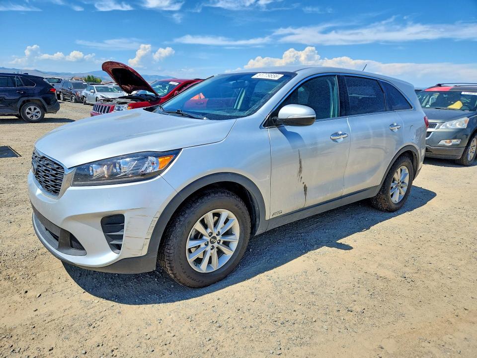 2019 Kia Sorento VIN 5XYPGDA36KG454258 COPART salvage auction — FRONT END, Mt - Certificate Of Title, sold $200 on 2026-07-28 (photo 1)