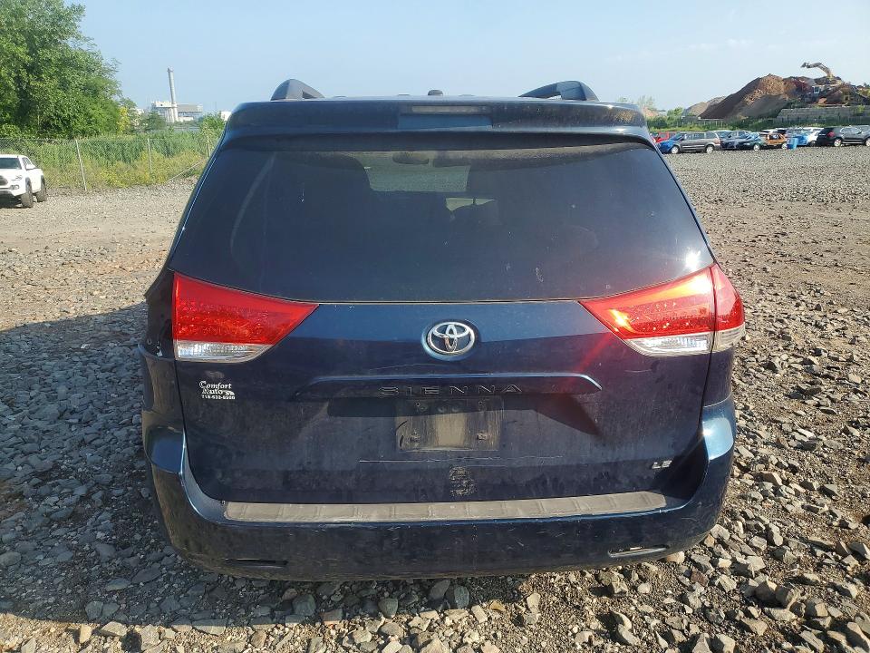 2011 Toyota Sienna VIN 5TDKK3DC9BS139634 COPART salvage auction — FRONT END, NY - MV-907A SALVAGE CERTIFICATE, sold $1,050 on 2026-07-16 (photo 6)
