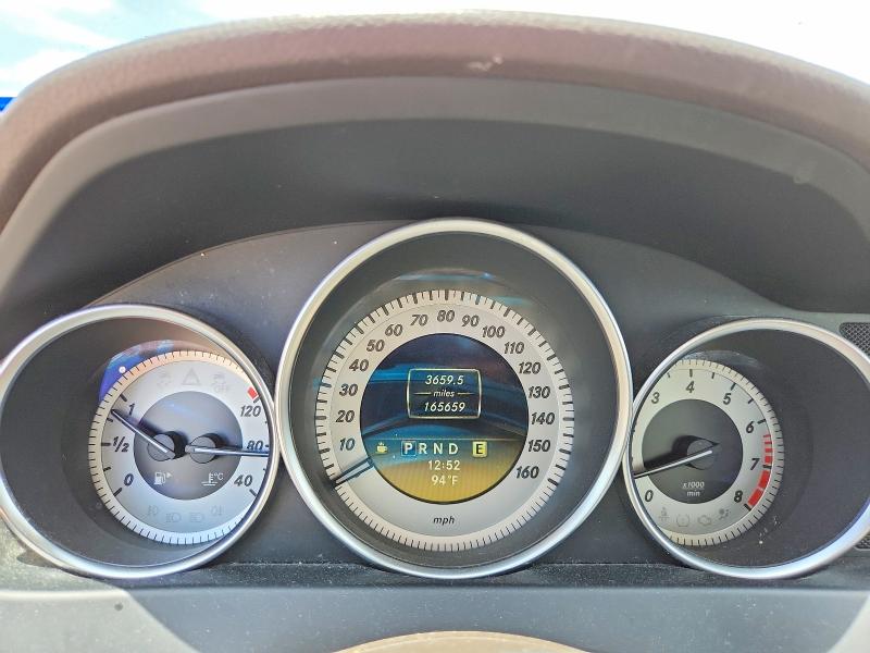 2012 Mercedes-benz C-klasse VIN WDDGF8BB0CR192004 COPART salvage auction — WATER/FLOOD, Salvage Title, sold $1,650 on 2026-08-13 (photo 9)