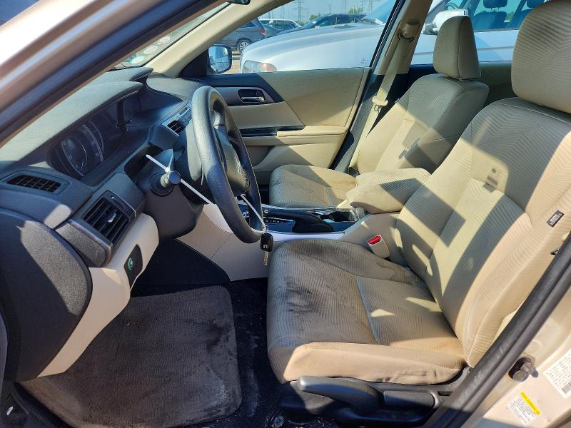 2014 Honda Accord VIN 1HGCR2F33EA072779 COPART salvage auction — FRONT END, Il - Certificate Of Title, sold $7,500 on 2026-07-09 (photo 7)