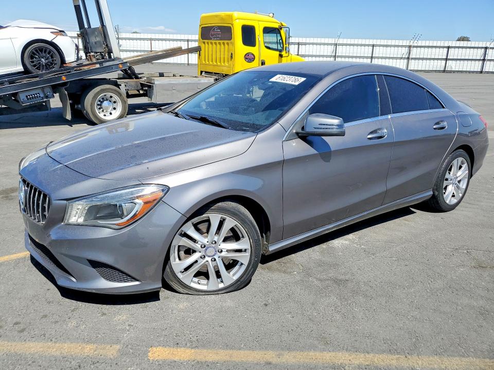 2015 Mercedes-benz Cla-klasse VIN WDDSJ4EB1FN169419 COPART salvage auction — SIDE, CA - SALVAGE CERTIFICATE, sold $1,950 on 2026-08-20 (photo 1)