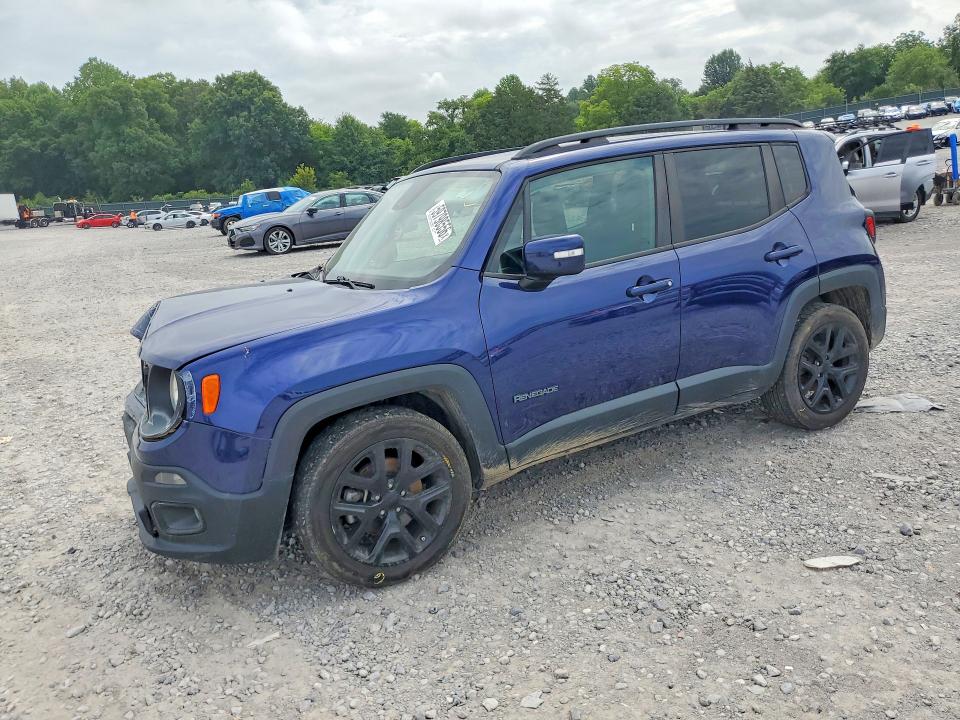 2018 Jeep Renegade VIN ZACCJABB8JPG74729 COPART salvage auction — FRONT END, Tn - Salvage Certificate, sold $175 on 2026-07-21 (photo 1)
