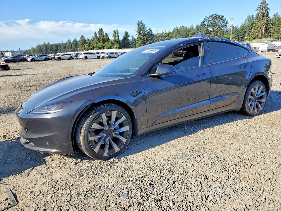 2024 Tesla Model 3 VIN 5YJ3E1EB3RF787345 — COPART salvage auction photo