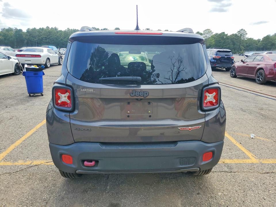 2017 Jeep Renegade VIN ZACCJBCB6HPG55269 COPART salvage auction — FRONT END, Al - Cert Of Title-Salvage Title, sold $1,850 on 2026-08-17 (photo 6)