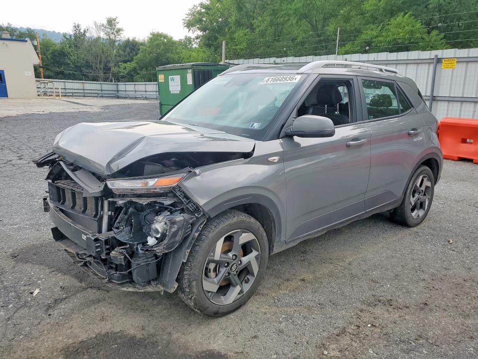2022 Hyundai Venue VIN KMHRC8A36NU209390 COPART salvage auction — FRONT END, PA - CERTIFICATE OF SALVAGE, sold $2,750 on 2026-07-28 (photo 1)