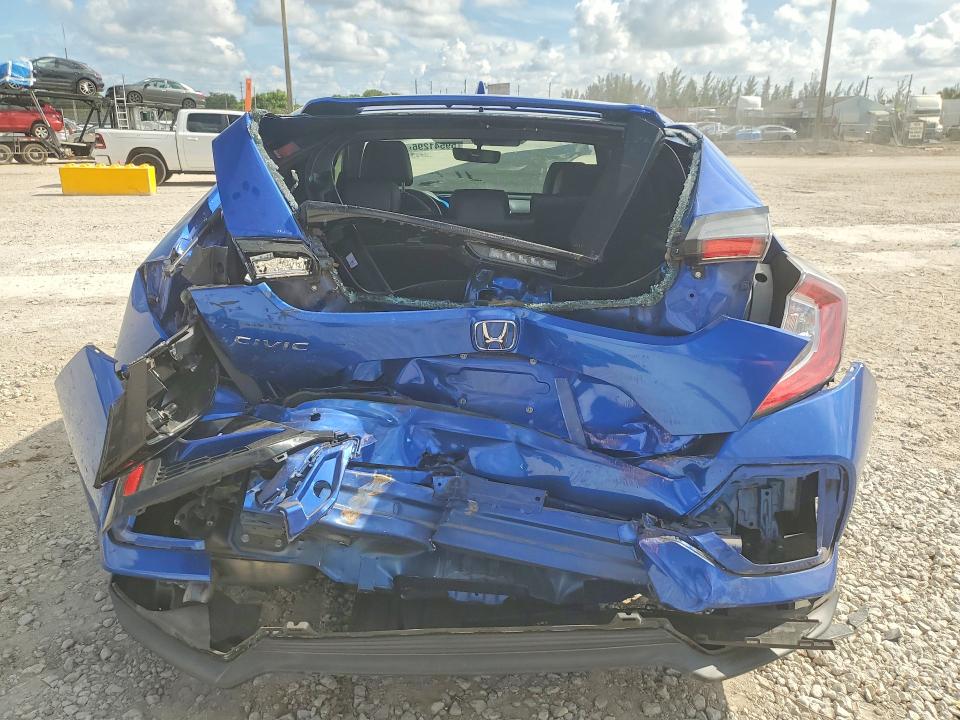 2020 Honda VIN SHHFK7H87LU222160 COPART salvage auction — REAR END, FL - CERT OF TITLE SLVG REBUILDABLE, sold $30 on 2026-07-28 (photo 6)