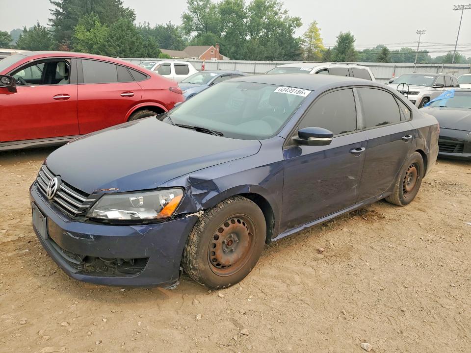 2013 Volkswagen Passat VIN 1VWAP7A35DC078213 COPART salvage auction — FRONT END, Md - Certificate Of Title, sold $250 on 2026-08-03 (photo 1)