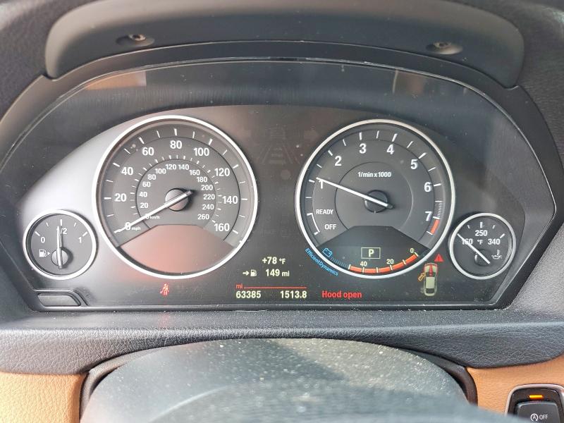2016 BMW 4er VIN WBA4C9C50GG140942 COPART salvage auction — FRONT END, NY - MV-907A SALVAGE CERTIFICATE, sold $2,400 on 2026-07-28 (photo 9)