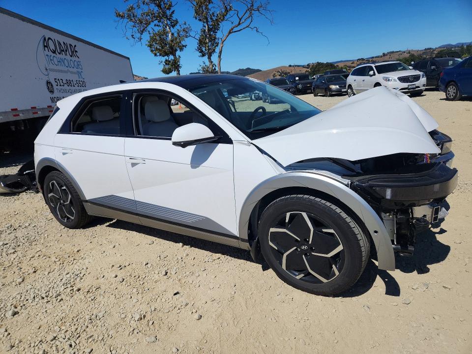 2024 Hyundai Ioniq VIN KM8KR4DE2RU253494 COPART salvage auction — FRONT END, Ca - Salvage Certificate, sold $7,500 on 2026-07-28 (photo 4)