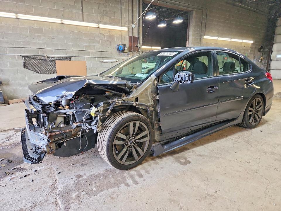 2017 Subaru Wrx VIN JF1VA1E63H9819975 COPART salvage auction — FRONT END, NY - MV-907A SALVAGE CERTIFICATE, sold $3,100 on 2026-07-27 (photo 1)