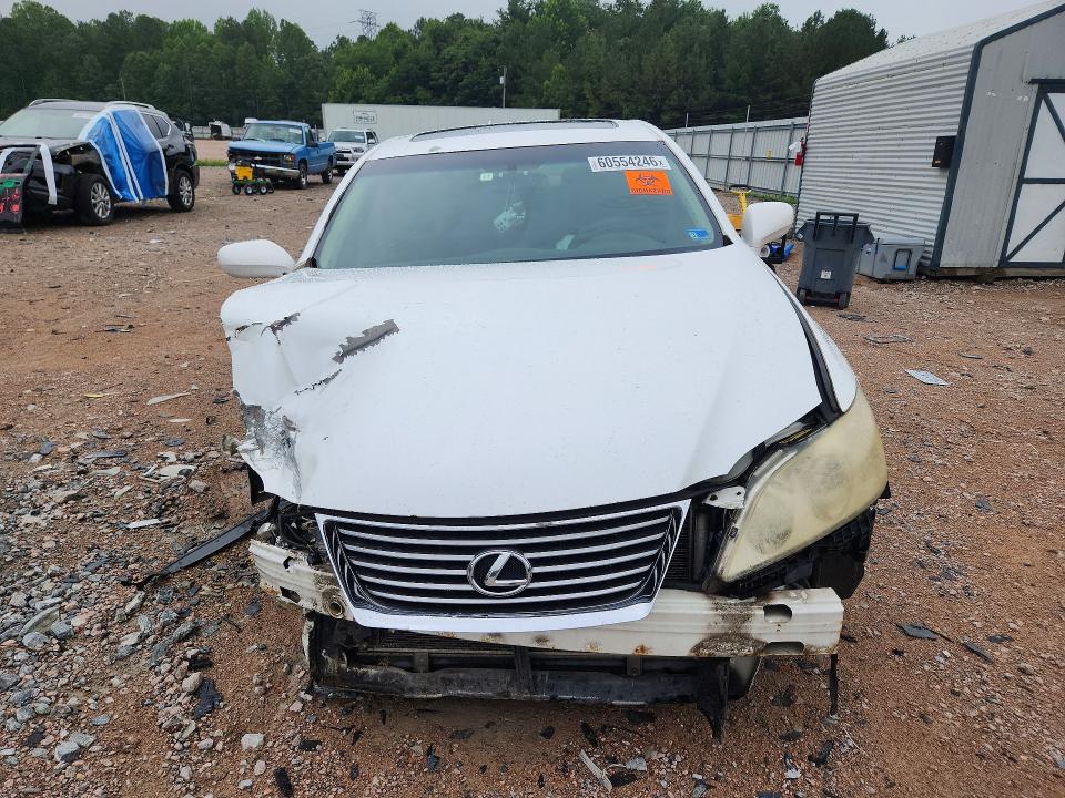 2008 Lexus Es 350 VIN JTHBJ46G782244535 COPART salvage auction — FRONT END, Va - Cert Of Title - Salvage, sold $625 on 2026-07-20 (photo 5)