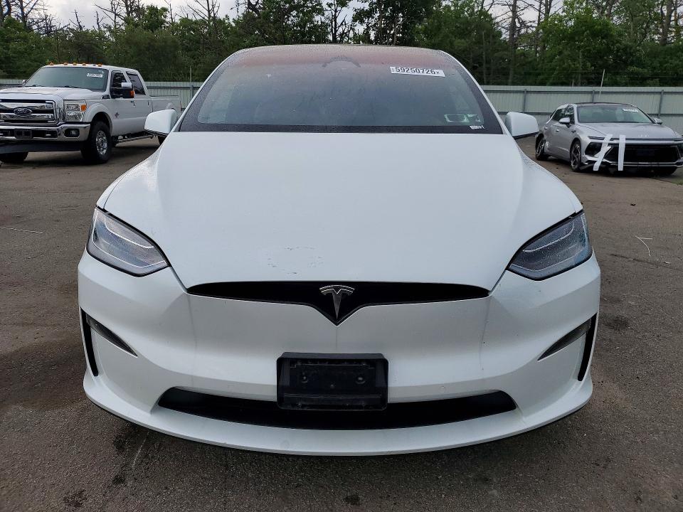 2023 Tesla Model x VIN 7SAXCDE56PF381529 COPART salvage auction — REAR END, Salvage Title, sold $24,800 on 2026-07-15 (photo 5)