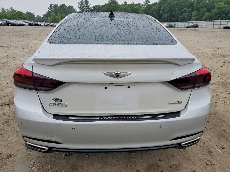 2015 Hyundai Genesis VIN KMHGN4JE5FU071306 COPART salvage auction — FRONT END, MA - CERT OF TITLE-RECONSTRCTD COLL, sold $2,600 on 2026-07-27 (photo 6)