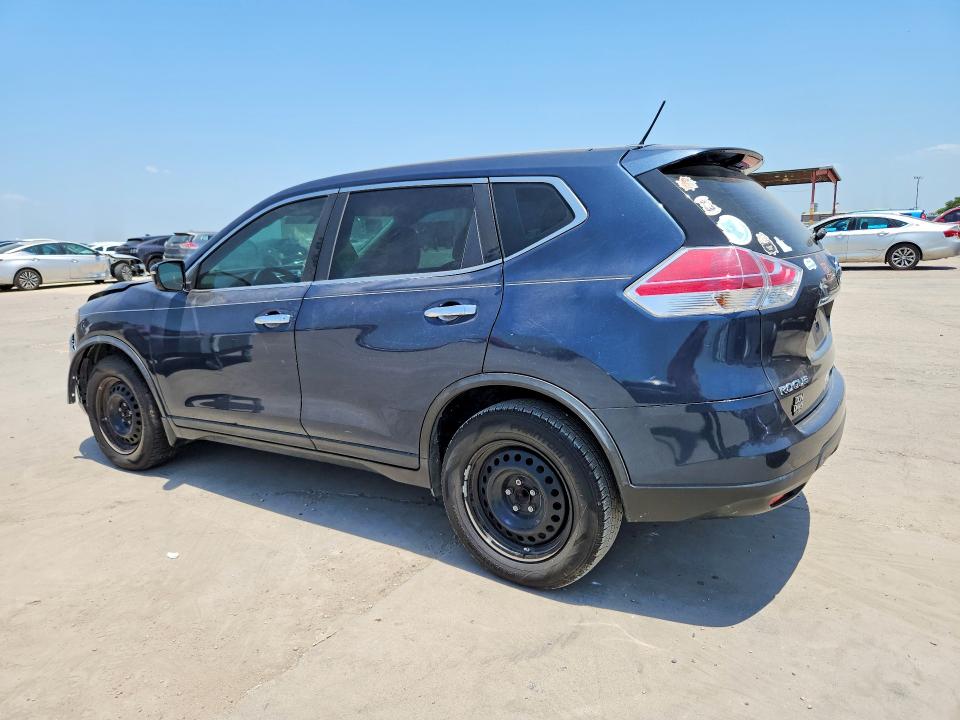 2015 Nissan Rogue VIN KNMAT2MT5FP586898 COPART salvage auction — FRONT END, Tx - Certificate Of Title (P), sold $1,450 on 2026-07-30 (photo 2)