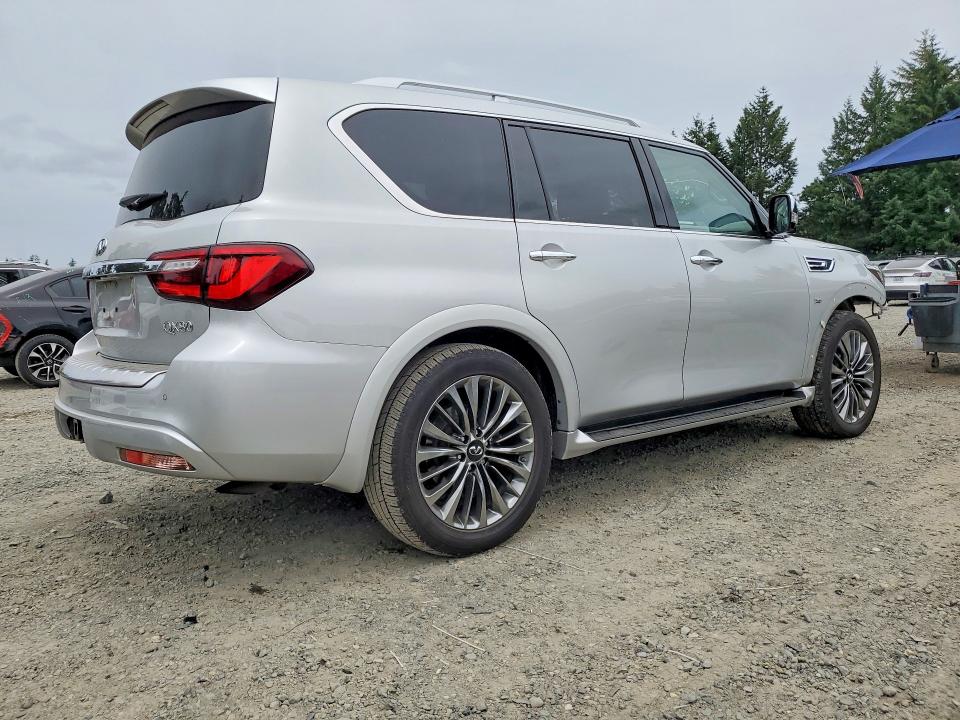 2019 Infiniti Qx80 VIN JN8AZ2NE0K9238721 COPART salvage auction — FRONT END, Salvage Title, sold $625 on 2026-07-24 (photo 3)