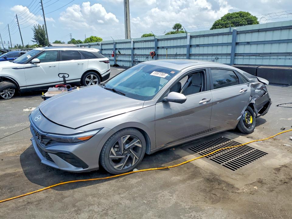 2024 Hyundai Elantra VIN KMHLP4DG9RU729445 COPART salvage auction — SIDE, FL - CERTIFICATE OF DESTRUCTION, sold $5,900 on 2026-07-06 (photo 1)