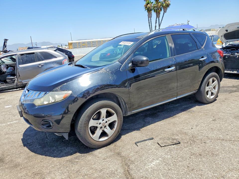 2010 Nissan Murano VIN JN8AZ1MW5AW122659 COPART salvage auction — MINOR DENT/SCRATCHES, Ca - Dis/Dlr/Exp Only Clean Title, sold $375 on 2026-07-31 (photo 1)
