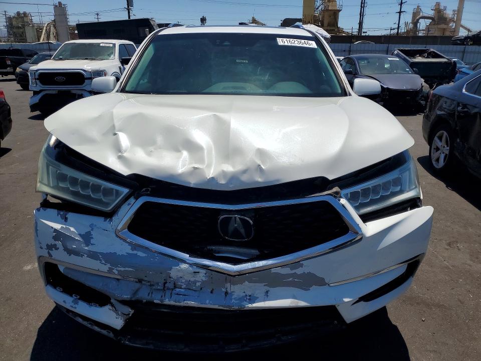 2020 Acura Mdx VIN 5J8YD4H8XLL001119 COPART salvage auction — FRONT END, Ca - Salvage Certificate, sold $3,000 on 2026-07-29 (photo 5)