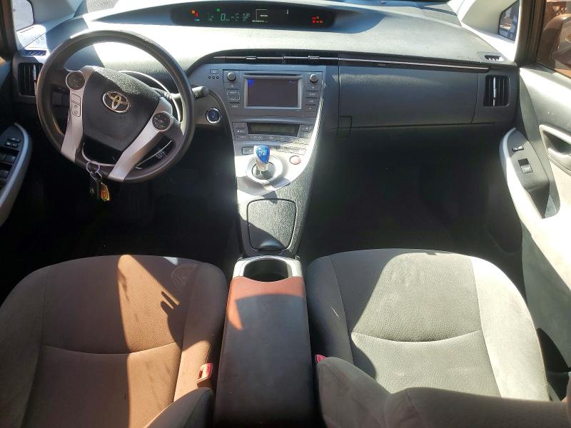 2012 Toyota Prius VIN JTDKN3DUXC1609099 COPART salvage auction — FRONT END, Ca - Salvage Certificate, sold $900 on 2026-07-27 (photo 8)