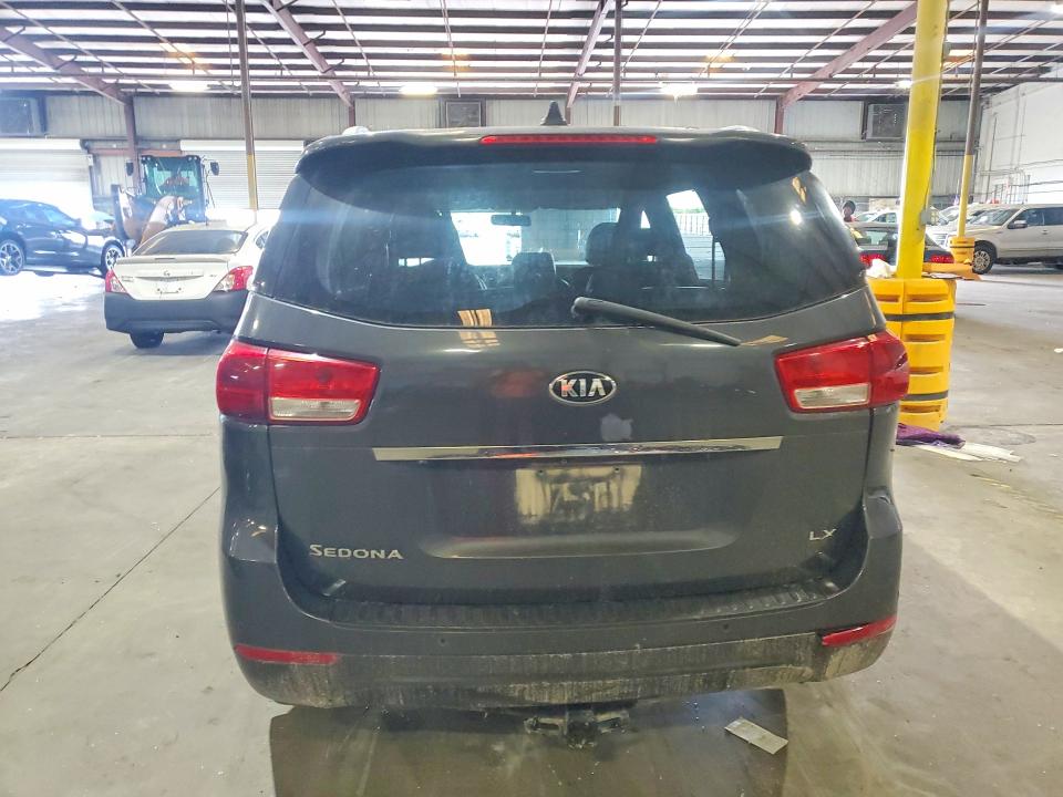 2017 Kia SEDONA VIN KNDMB5C15H6239761 COPART salvage auction — REAR END, Fl - Certificate Of Title, sold $1,150 on 2026-07-27 (photo 6)