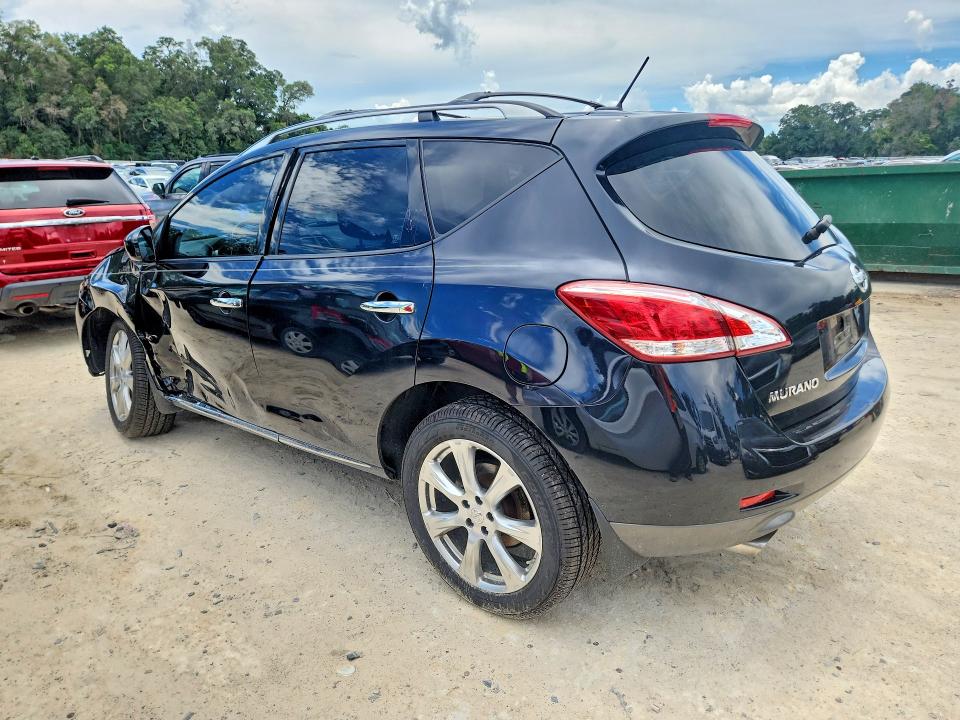 2013 Nissan Murano VIN JN8AZ1MW2DW301701 COPART salvage auction — FRONT END, Pa - Certificate Of Salvage, sold $525 on 2026-07-28 (photo 2)