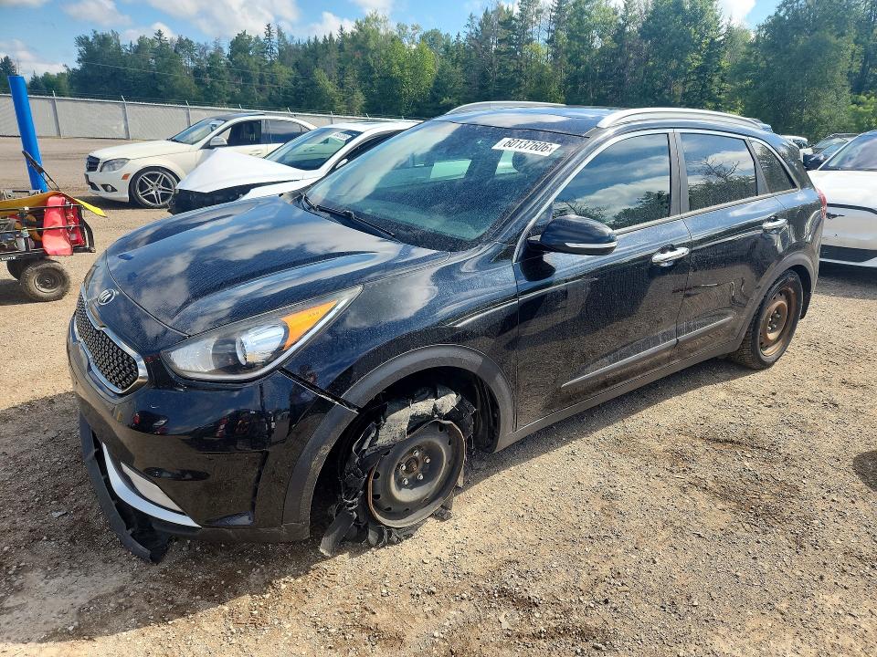 2018 Kia Niro VIN KNDCE3LC1J5130430 COPART salvage auction — FRONT END, On - Permit No Brand - Unfit, sold $1,650 on 2026-07-28 (photo 1)