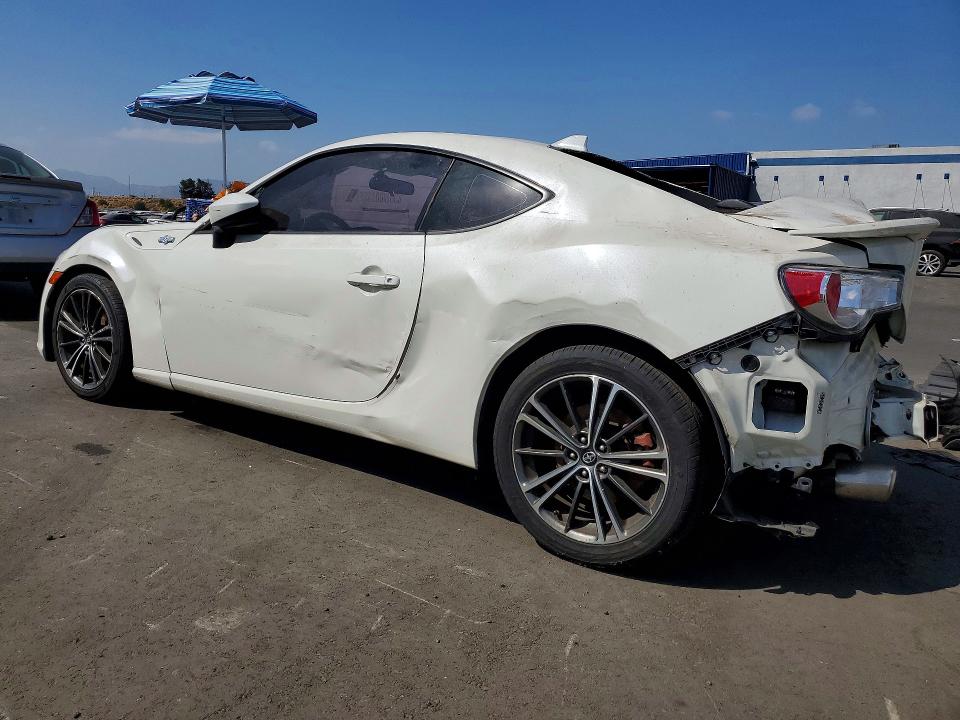 2016 Scion Fr-s VIN JF1ZNAA18G8707192 COPART salvage auction — REAR END, Ca - Salvage Certificate, sold $500 on 2026-07-15 (photo 2)