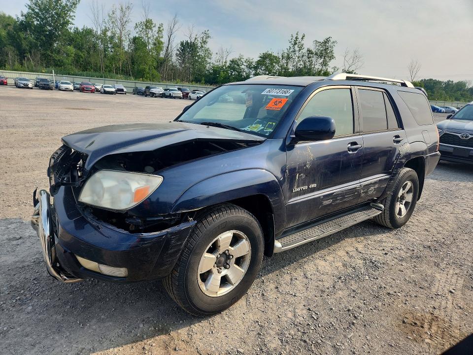 2004 Toyota 4runner VIN JTEBU17R548026457 COPART salvage auction — MECHANICAL, NY - CERTIFICATE OF TITLE (P), sold $3,000 on 2026-07-28 (photo 1)