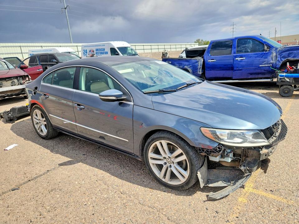 2013 Volkswagen Cc VIN WVWRP7AN4DE514884 COPART salvage auction — FRONT END, NM - CERT OF TITLE-SALVAGE (P), sold $900 on 2026-07-23 (photo 4)