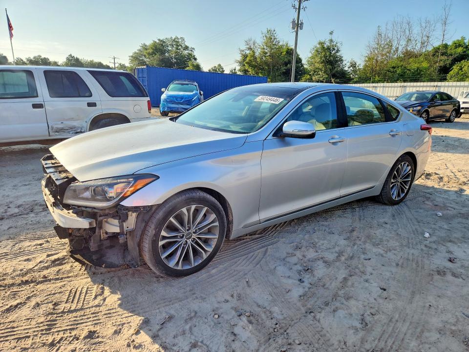 2016 Hyundai Genesis VIN KMHGN4JE4GU118679 COPART salvage auction — FRONT END, Fl - Cert Of Title Slvg Rebuildable, sold $1,950 on 2026-07-17 (photo 1)