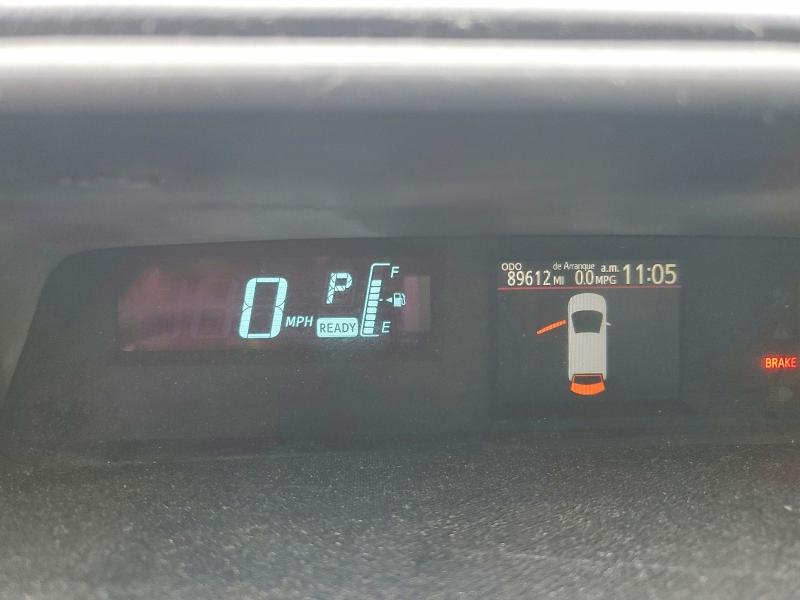 2014 Toyota Prius VIN JTDKDTB38E1071275 COPART salvage auction — FRONT END, Ma - Cert Of Title-Reconstrctd Coll, sold $775 on 2026-07-30 (photo 9)