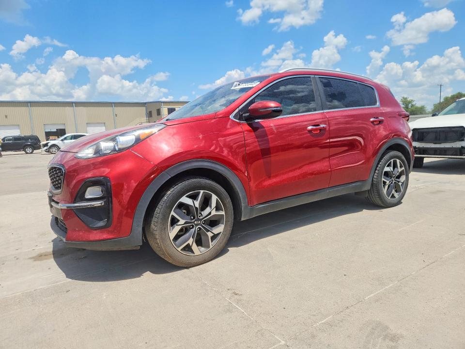 2020 Kia Sportage VIN KNDPN3AC7L7641376 COPART salvage auction — FRONT END, Tx - Certificate Of Title (P), sold $800 on 2026-07-23 (photo 1)