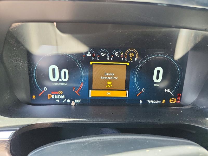 2022 Ford F-150 VIN 1FTFW1RG0NFC21018 COPART salvage auction — VANDALISM, Ca - Salvage Certificate, sold $38,500 on 2026-07-23 (photo 9)