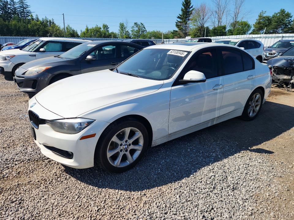 2012 BMW 3 series VIN WBA3B1C55CF461214 COPART salvage auction — MECHANICAL, ON - PERMIT NO BRAND - UNFIT, sold $675 on 2026-08-18 (photo 1)