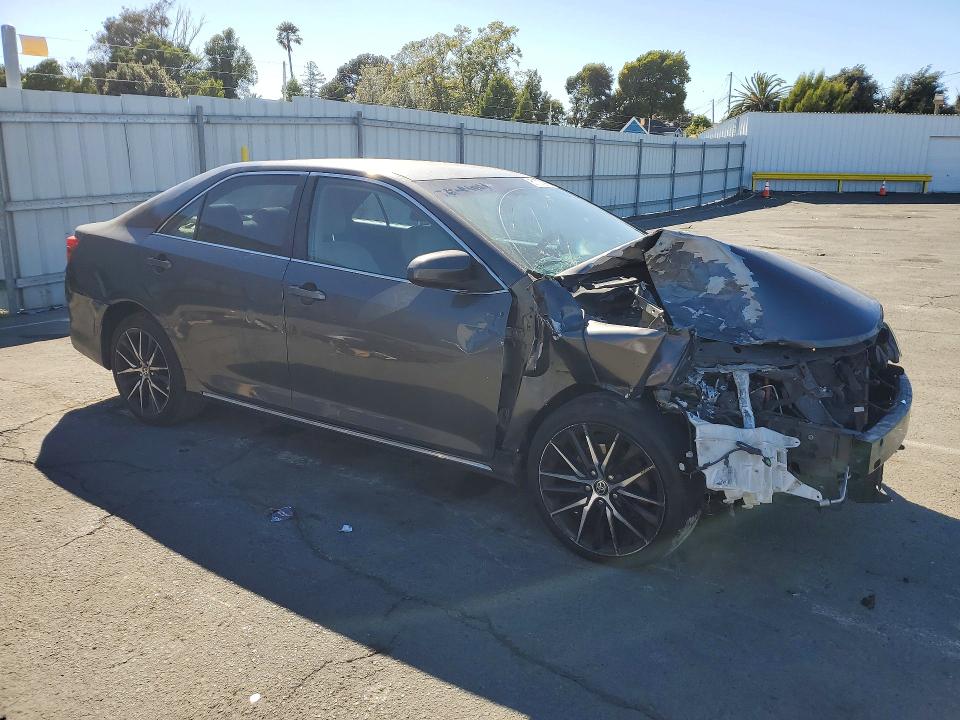 2012 Toyota Camry solara VIN 4T1BD1FK5CU009166 COPART salvage auction — FRONT END, Ca - Salvage Certificate, sold $425 on 2026-07-31 (photo 4)