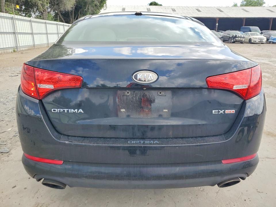 2012 Kia Optima VIN 5XXGN4A74CG040765 COPART salvage auction — FRONT END, TX - CERTIFICATE OF TITLE, sold $300 on 2026-07-28 (photo 6)