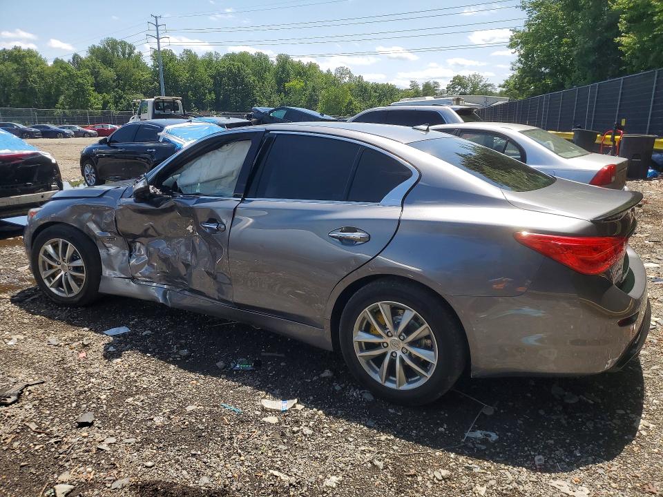 2016 Infiniti Q50 VIN JN1EV7AR2GM340141 COPART salvage auction — SIDE, Md - Cert Of Salvage > 75% Damage, sold $2,650 on 2026-07-31 (photo 2)