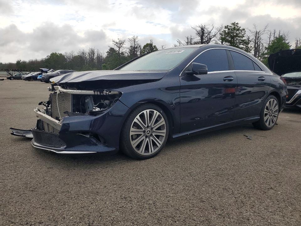 2019 Mercedes-benz Cla-klasse VIN WDDSJ4GB9KN717285 COPART salvage auction — FRONT END, Ny - Certificate Of Title, sold $1,600 on 2026-07-29 (photo 1)