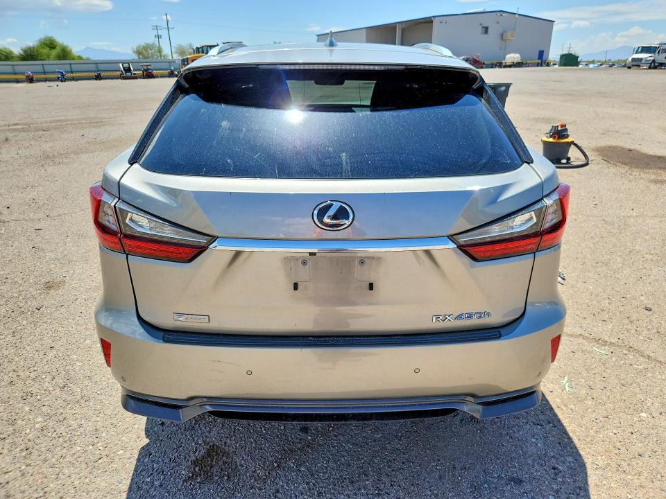 2019 Lexus Rx VIN 2T2BGMCA7KC039494 COPART salvage auction — FRONT END, Az - Cert Of Title - Salvage, sold $14,000 on 2026-07-31 (photo 6)