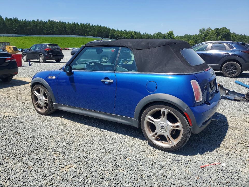 2005 Mini Cooper VIN WMWRH33415TF80638 COPART salvage auction — FRONT END, Nc - Salvage Certificate Of Title, sold $4,100 on 2026-08-20 (photo 2)