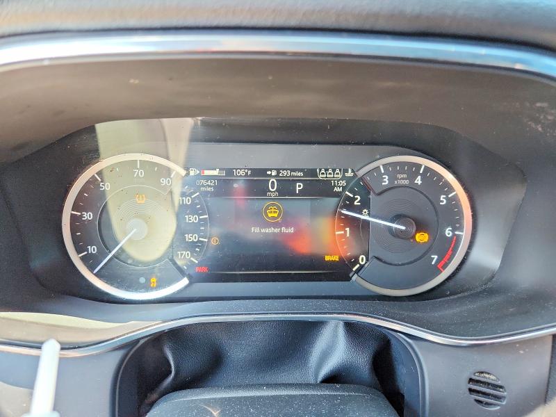 2022 Jaguar F-pace VIN SADCJ2EX6NA699393 COPART salvage auction — FRONT END, LA - CERT OF TITLE-SALVAGE, sold $7,000 on 2026-09-09 (photo 9)
