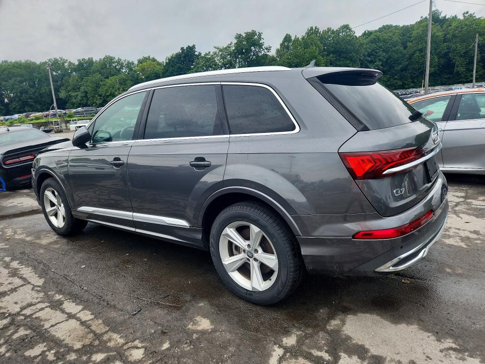 2020 Audi Q7 VIN WA1AJAF70LD007372 COPART salvage auction — FRONT END, Ny - Mv-907A Salvage Certificate, sold $6,800 on 2026-07-28 (photo 2)