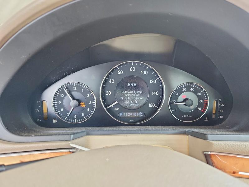 2005 Mercedes-benz E-class VIN WDBUF65J45A626669 COPART salvage auction — FRONT END, Fl - Certificate Of Destruction, sold $525 on 2026-08-05 (photo 9)